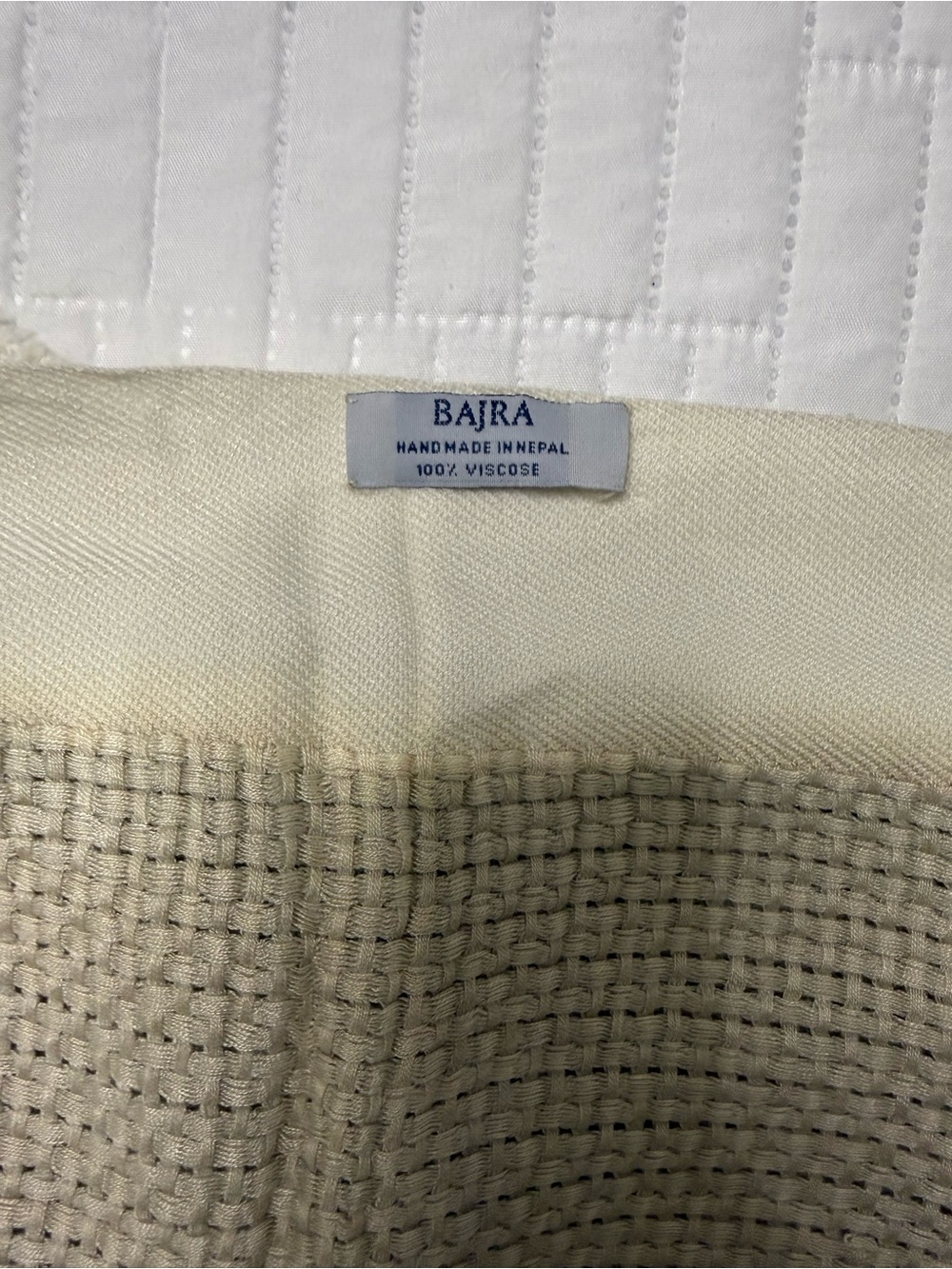 Bajra brand garment handmade in Nepal from 100% viscose.